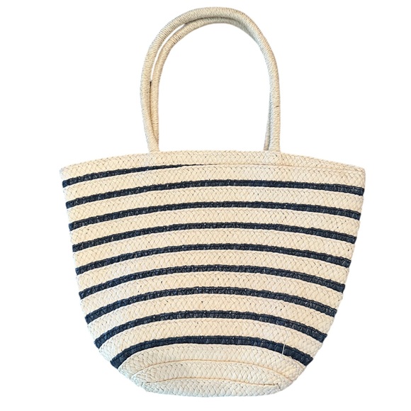 Hello! Statement Straw Handbag - Picture 2 of 6